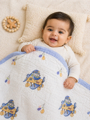 Sky Rider - Muslin Baby Blanket